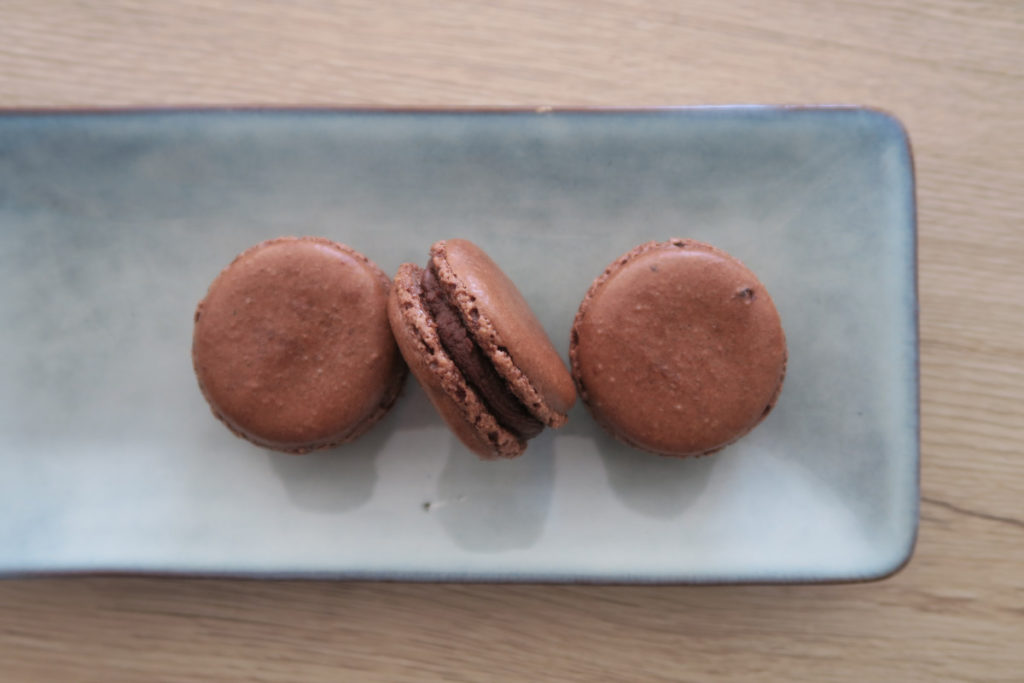 Macarons au chocolat