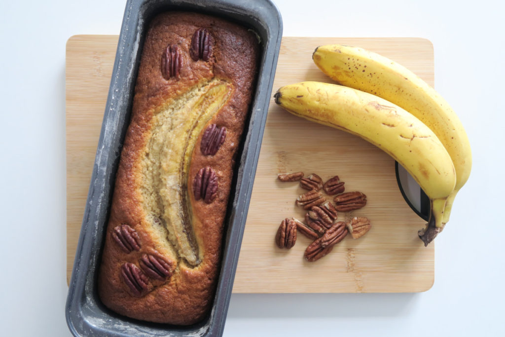 Banana bread aux noix de pécan