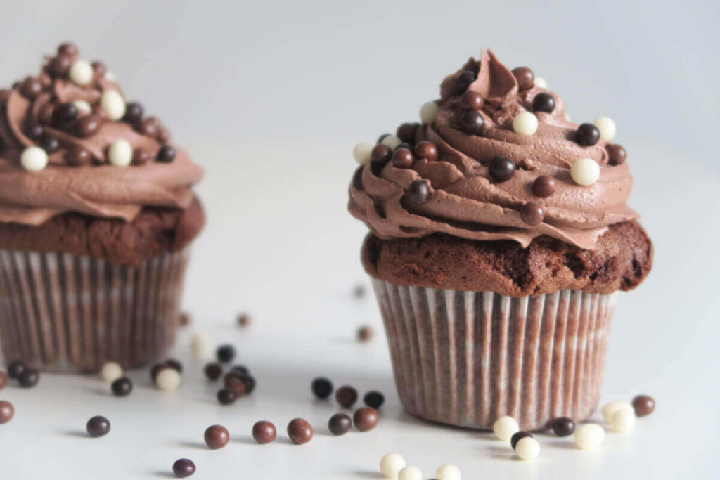 Cupcakes tout chocolat de chez Lola’s cupcake