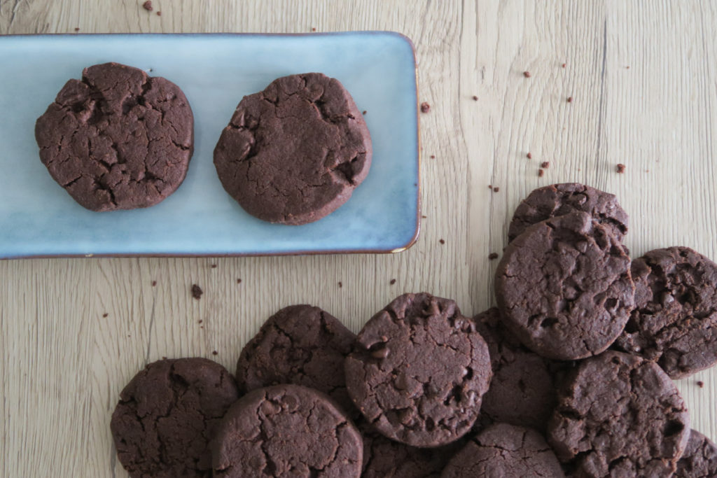 Sablés chocolat noir et fleur de sel de Pierre Hermé