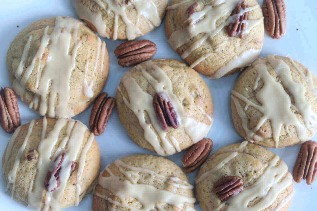 Cookies au sirop d’érable et aux noix de pécan