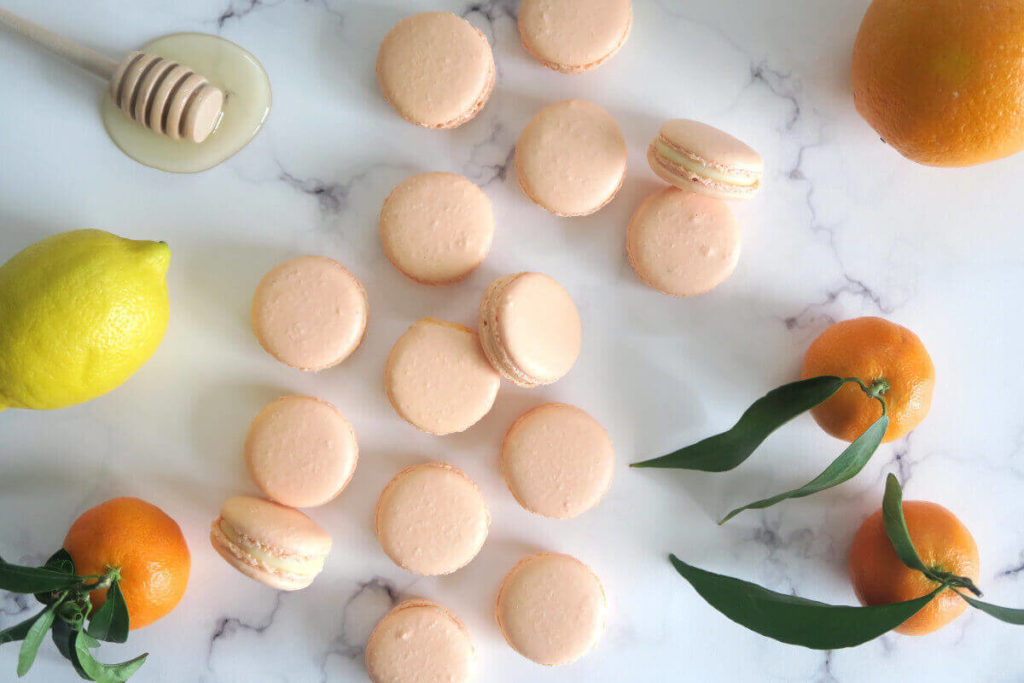 Macarons Kallisté (miel et agrumes) de Pierre Hermé