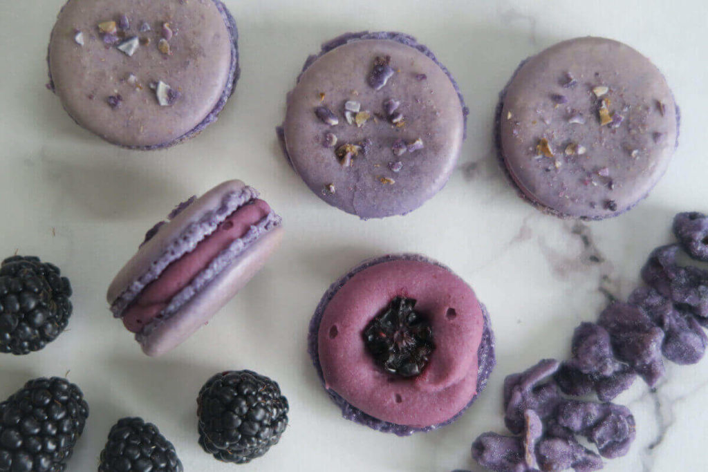 Macarons mûres / violette