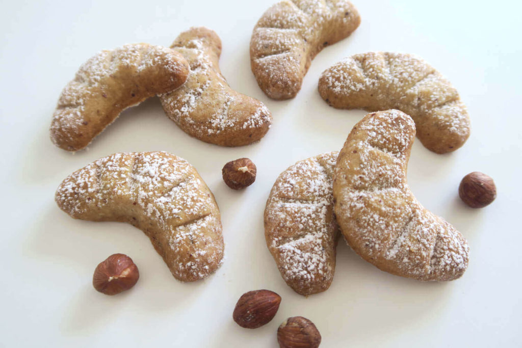 Sablés croissants à la noisette, façon Bahlsen