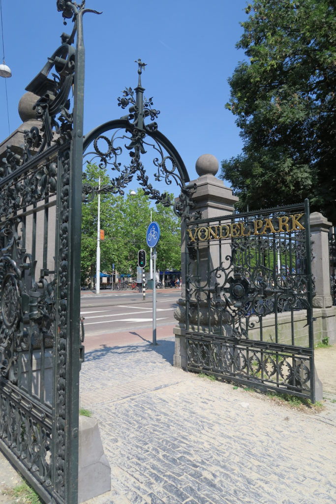 Amsterdam - Entrée du Vondelpark