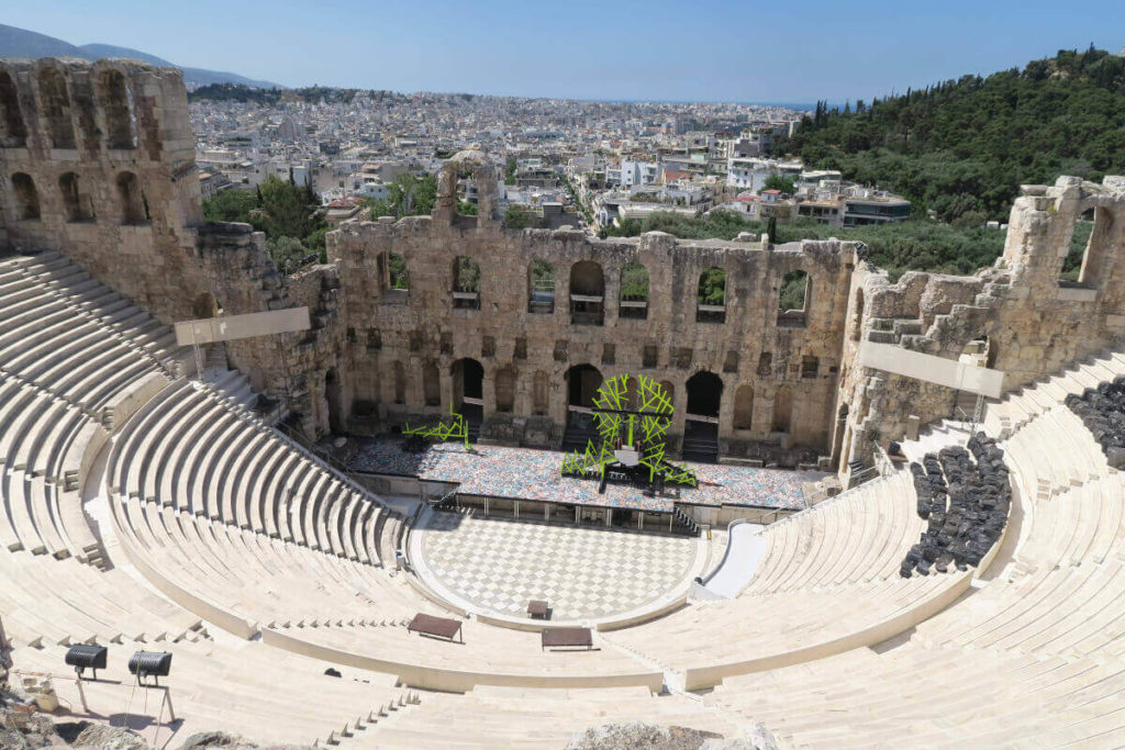 Athènes - Acropole - Théâtre Hérode Atticus