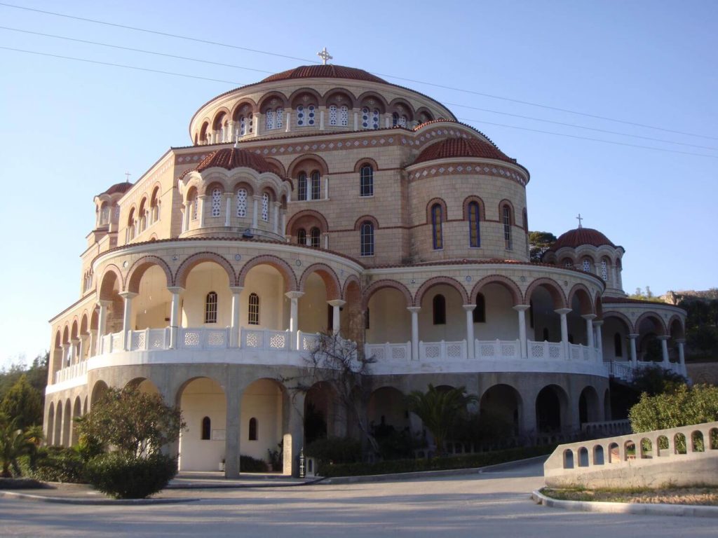 Grèce - Egine - Eglise Saint Nectaire