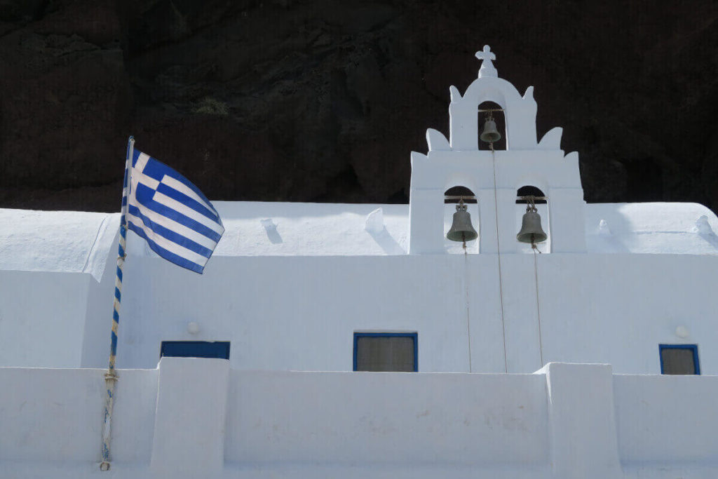 Santorin - Plage rouge