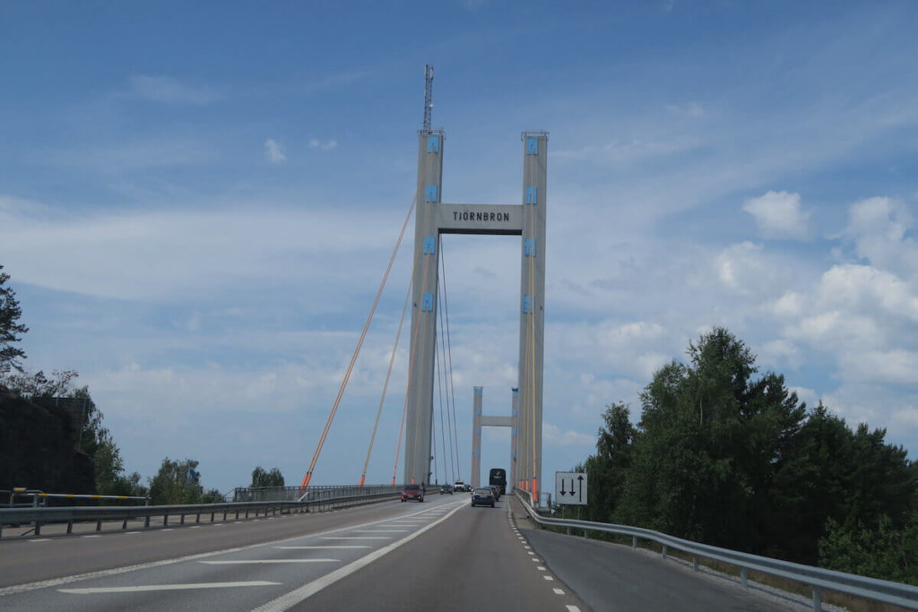 Pont qui mène à l'île de Tjörn