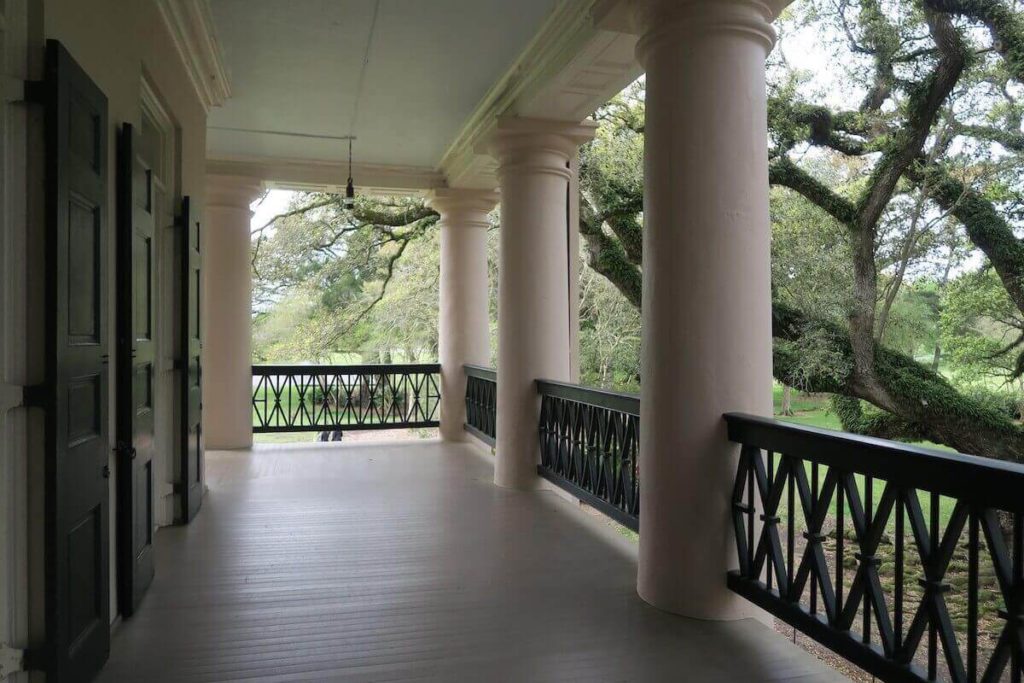 Le balcon de la "Big house"