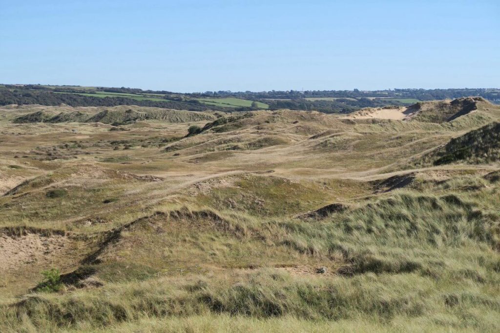 Normandie - Vue panoramique sur les dunes de Biville