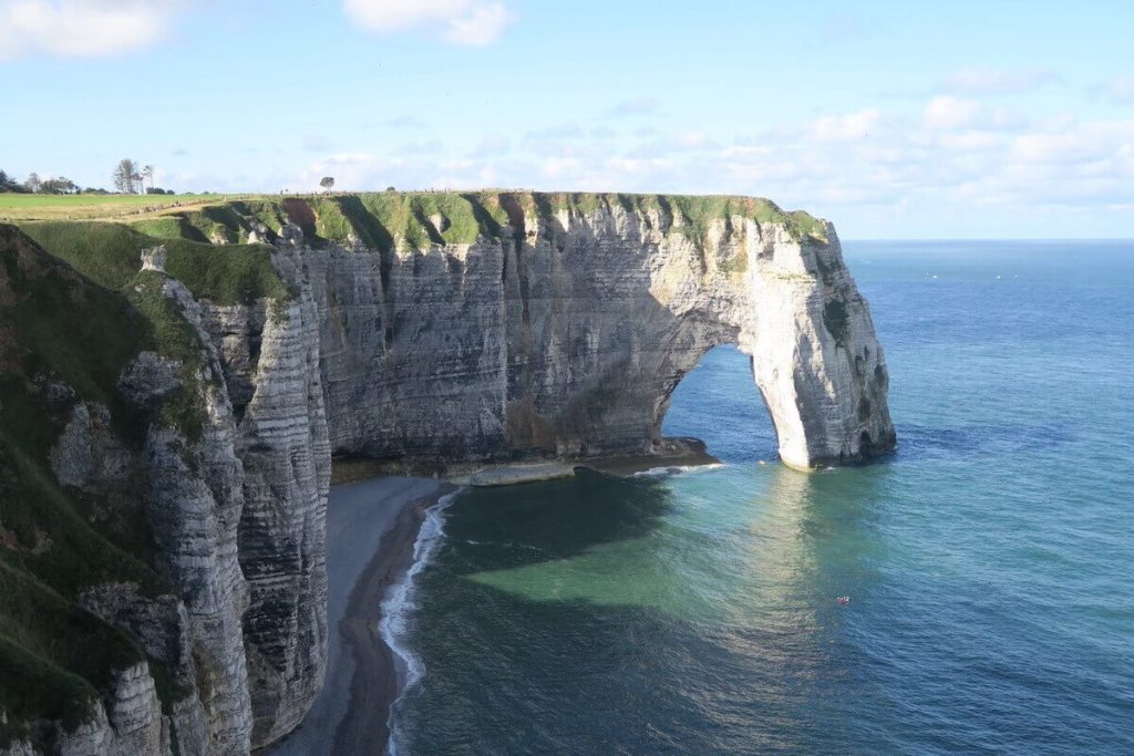 Normandie - Vue sur la falaise La Manneporte