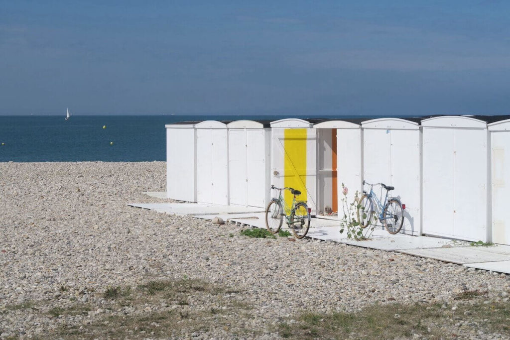 Normandie - Le Havre - Les cabines de plage