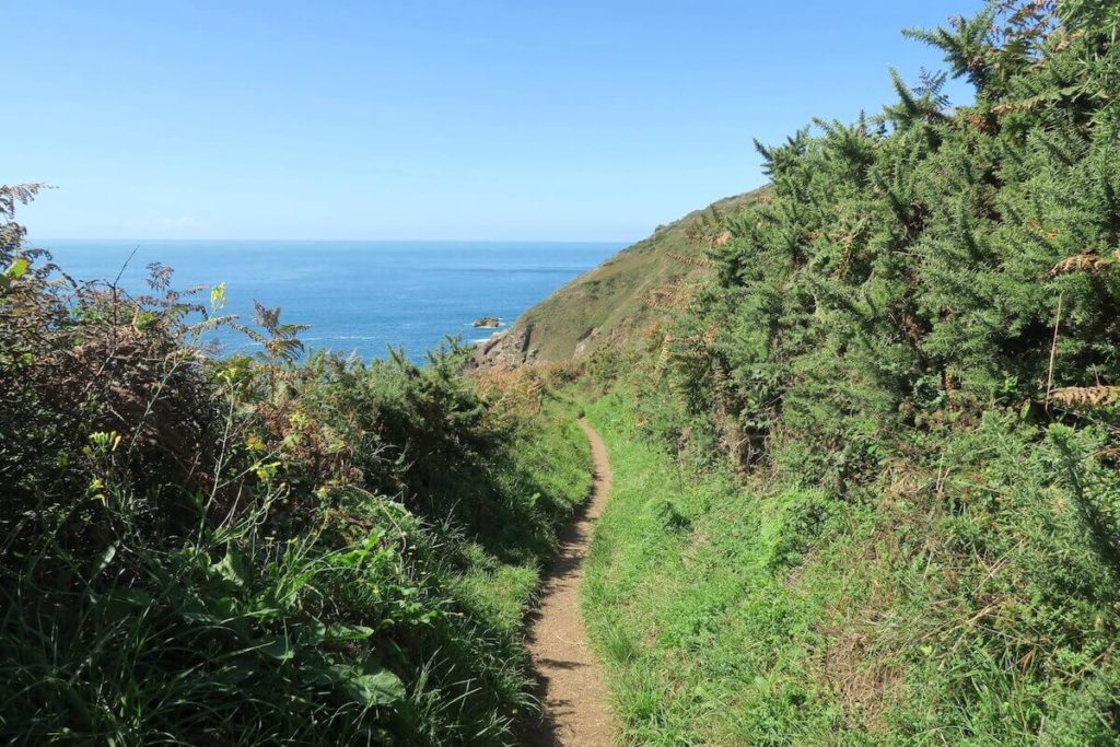 Normandie - Point de vue depuis le sentier