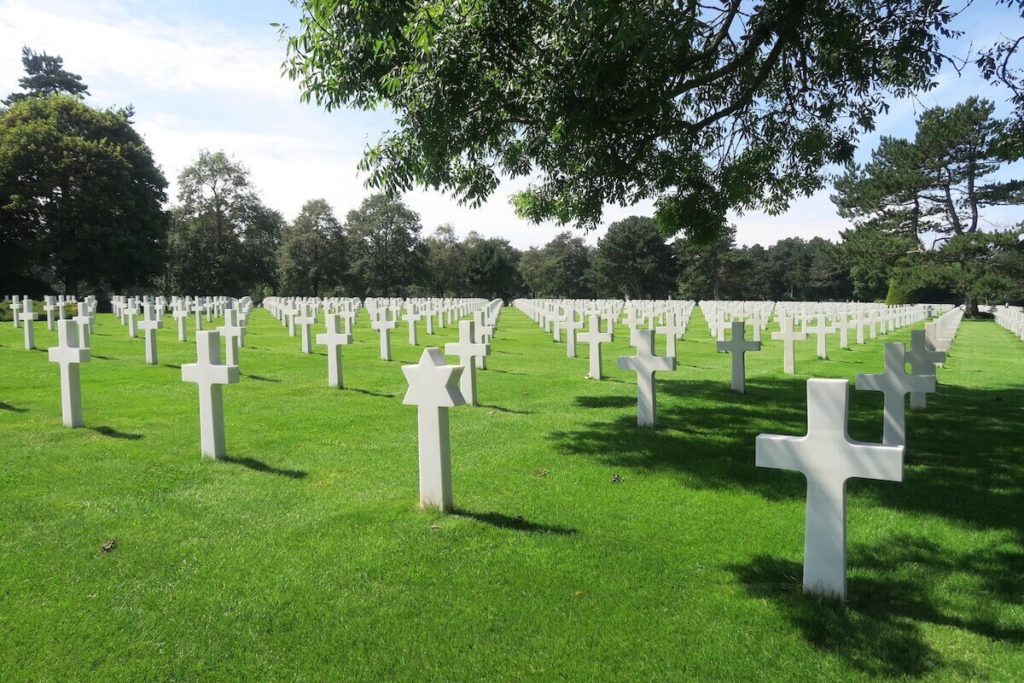 Normandie - Le cimetière militaire américain de Colleville-sur-Mer